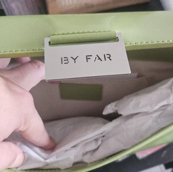 By Far Matilda Bag in green glossy leather - Picture 8 of 9